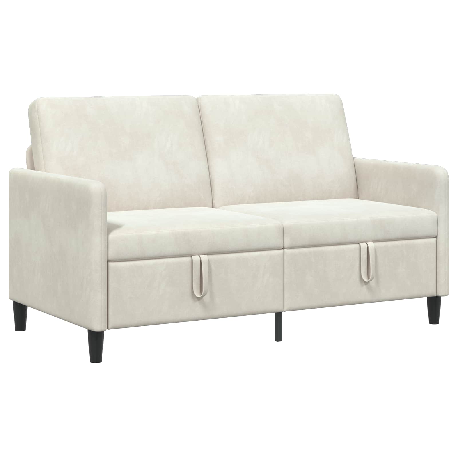 Divano con Storage Crema 152 x 78 x 87 cm Poliestere | homemem39
