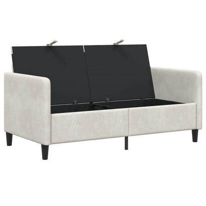 Divano con Storage Crema 152 x 78 x 87 cm Poliestere | homemem39