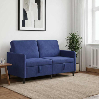Divano con Storage Blu Polizia 152 x 78 x 87 cm Poliestere | homemem39
