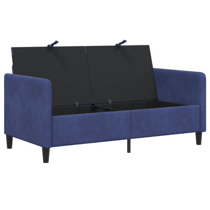 Divano con Storage Blu Polizia 152 x 78 x 87 cm Poliestere | homemem39