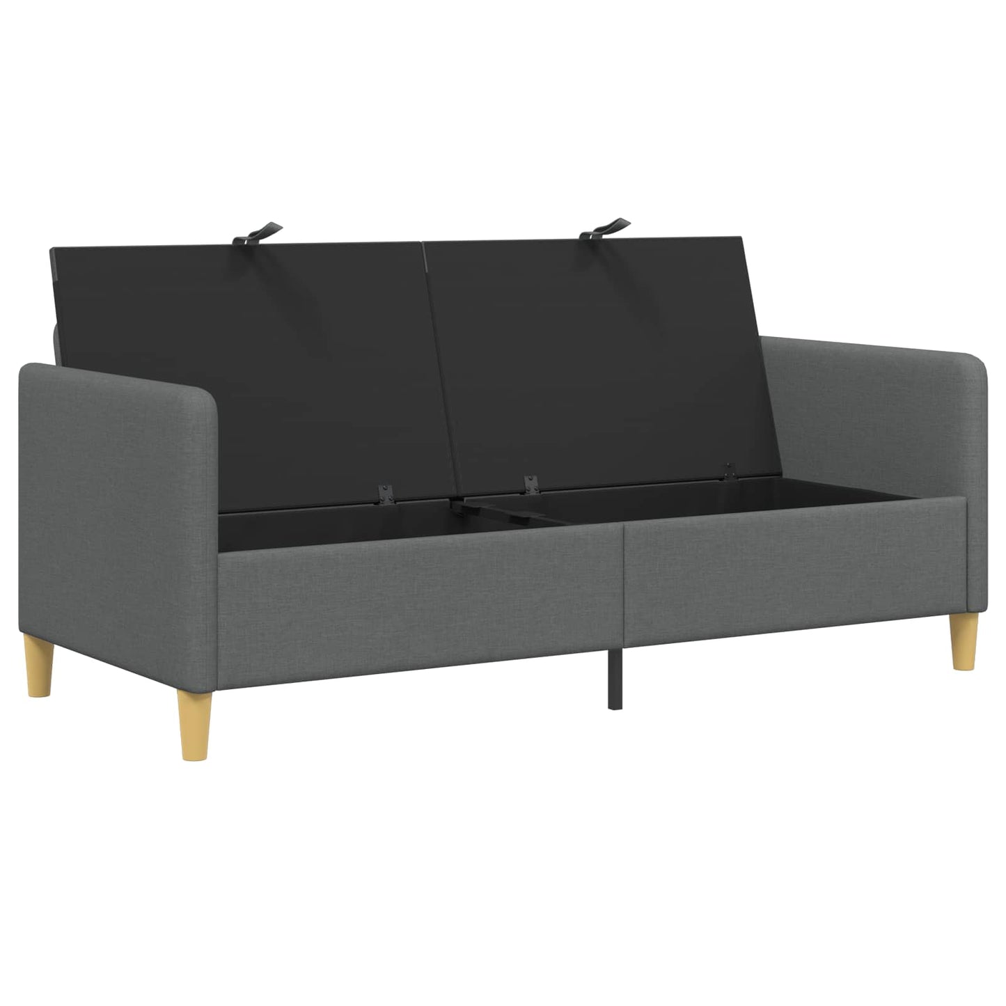 Divano con Storage Grigio Scuro 172 x 78 x 87 cm Poliestere | homemem39