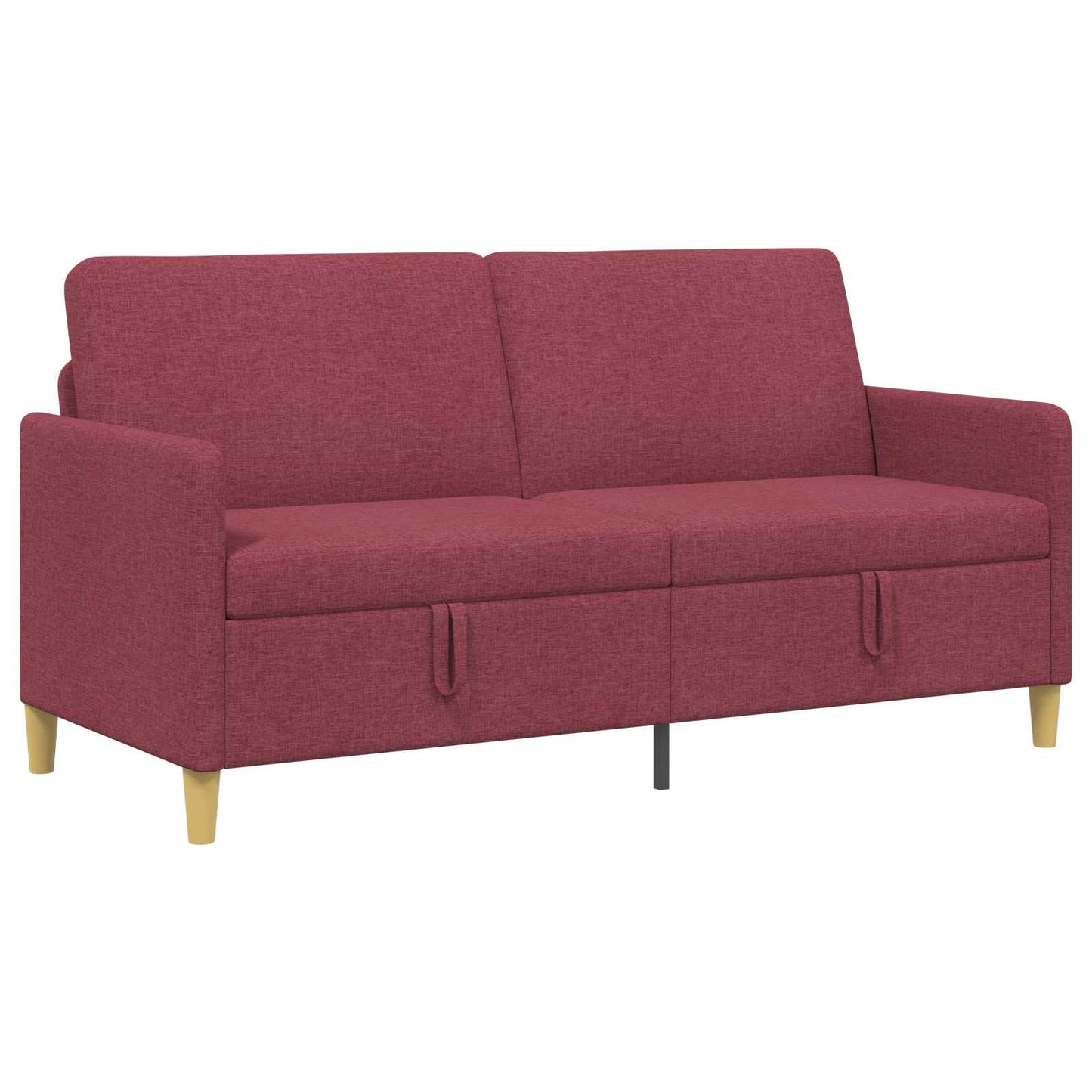 Divano con Storage Rosso Vino 172 x 78 x 87 cm Poliestere | homemem39