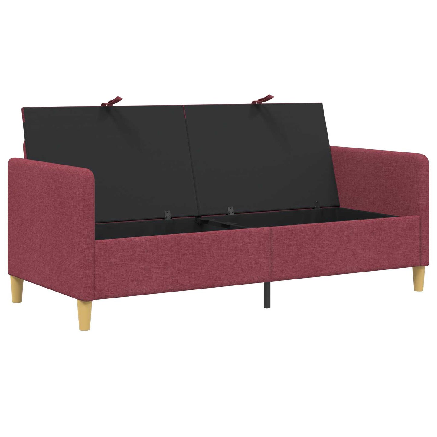 Divano con Storage Rosso Vino 172 x 78 x 87 cm Poliestere | homemem39
