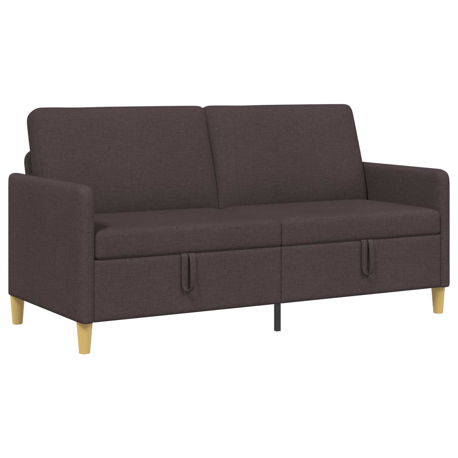 Divano con Storage Marrone Scuro 172 x 78 x 87 cm Poliestere | homemem39