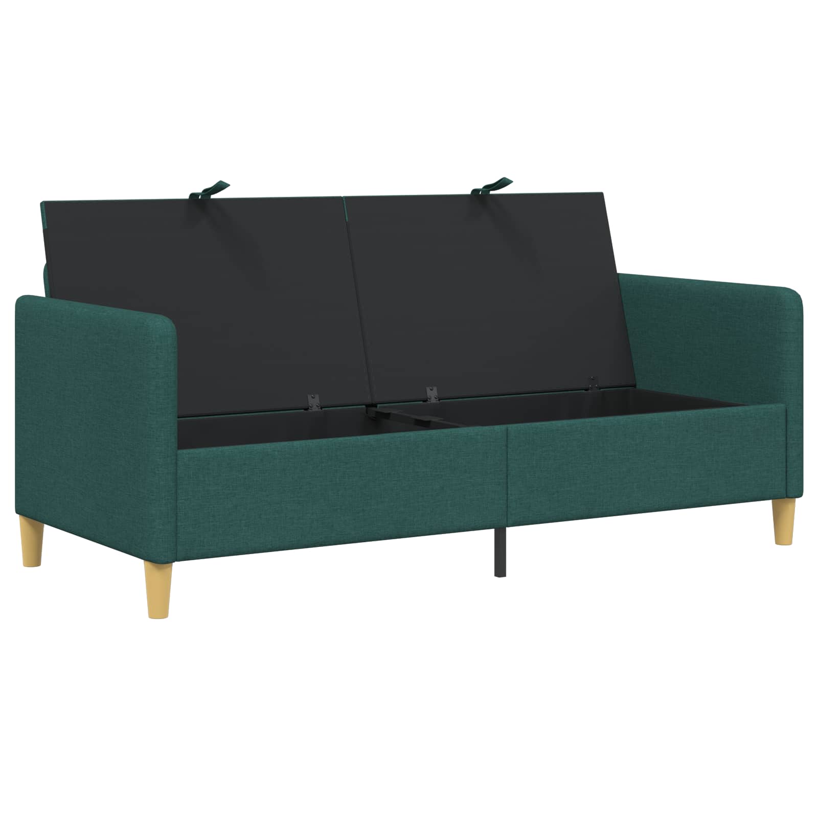 Divano con Storage Verde Scuro 172 x 78 x 87 cm Poliestere | homemem39