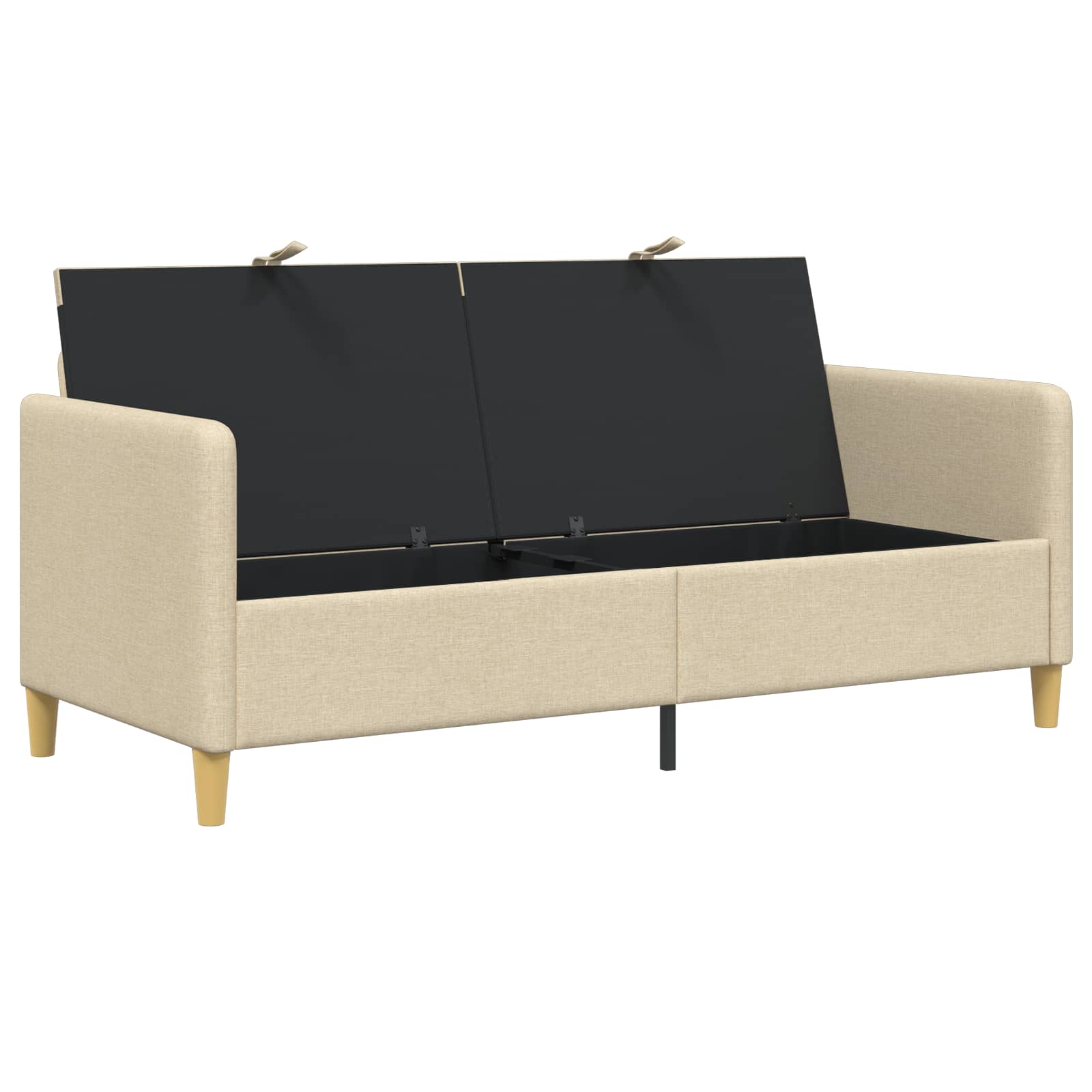 Divano con Storage Crema 172 x 78 x 87 cm Poliestere | homemem39