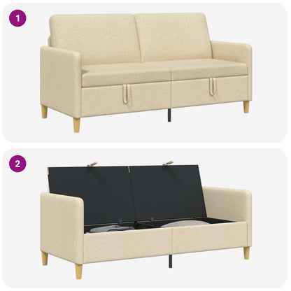 Divano con Storage Crema 172 x 78 x 87 cm Poliestere | homemem39