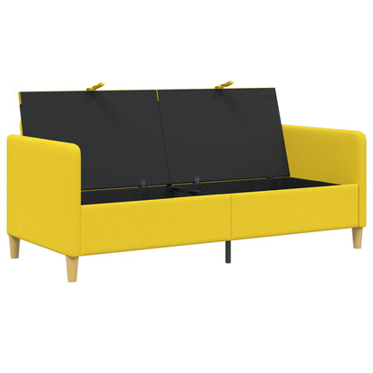 Divano con Storage Giallo Chiaro 172 x 78 x 87 cm Poliestere | homemem39