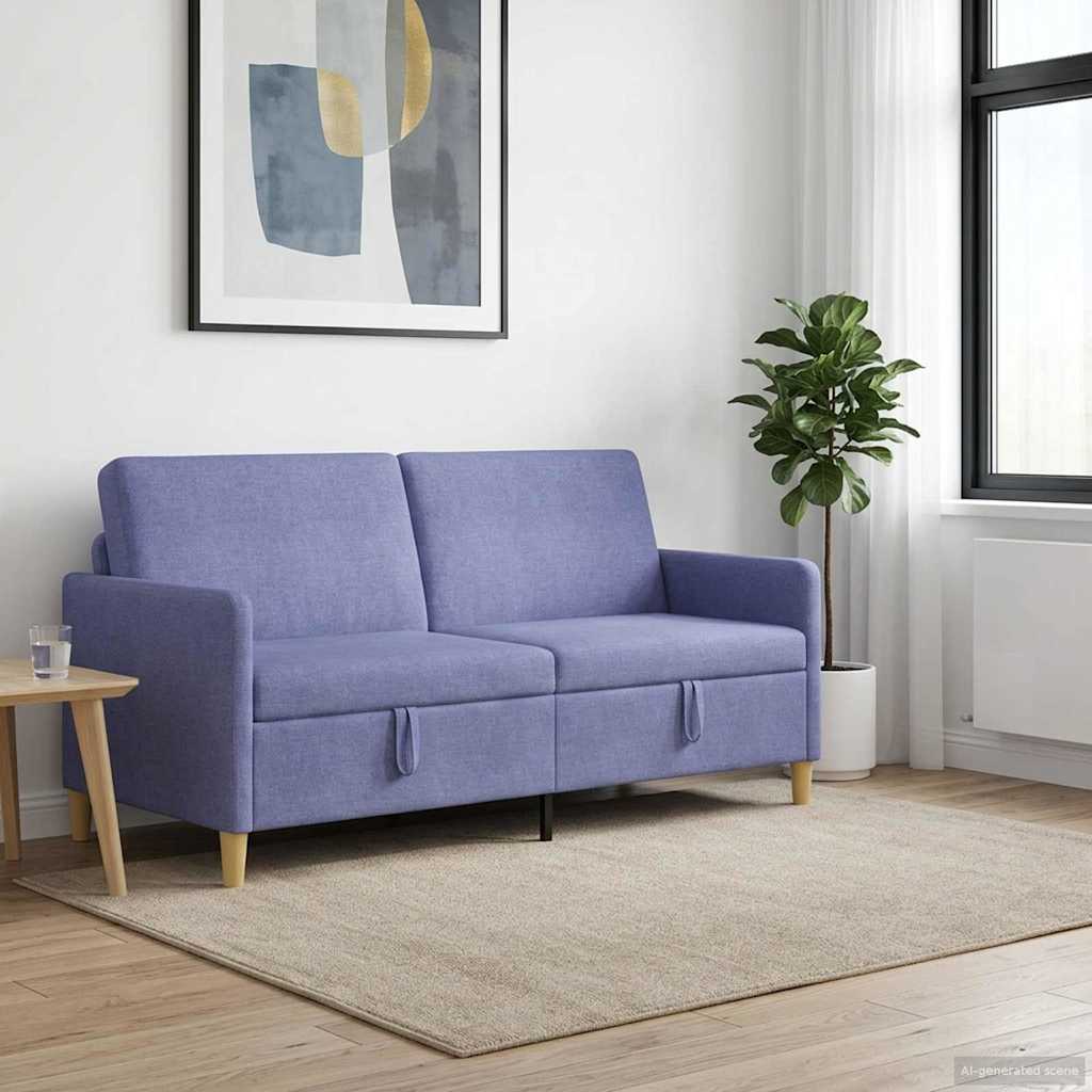 Divano con Storage Blu jeans 172 x 78 x 87 cm Poliestere | homemem39