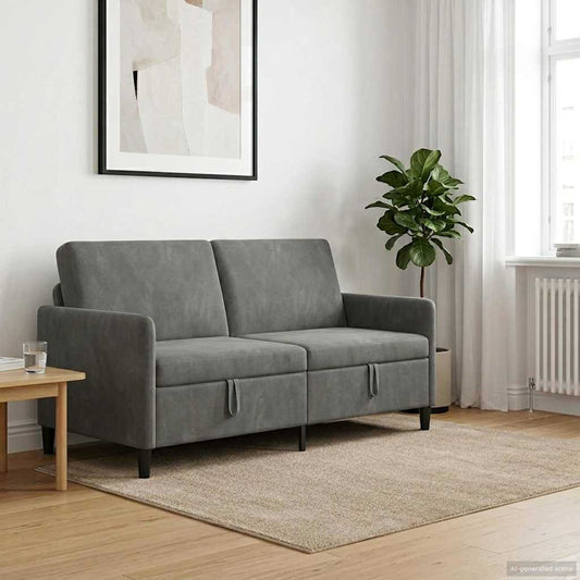 Divano con Storage Grigio Scuro 172 x 78 x 87 cm Poliestere | homemem39
