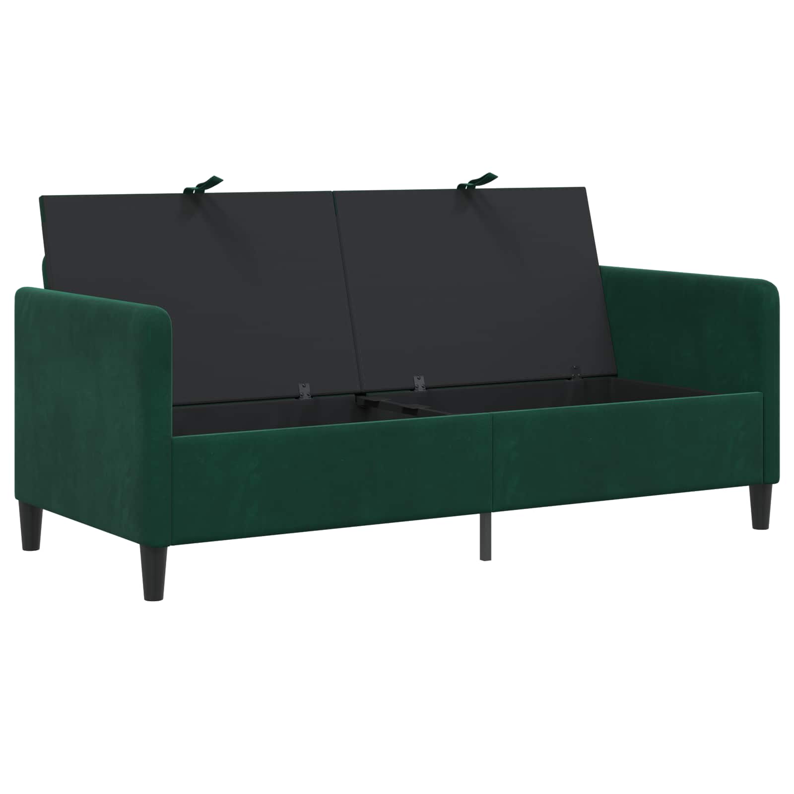 Divano con Storage Verde Scuro 172 x 78 x 87 cm Poliestere | homemem39