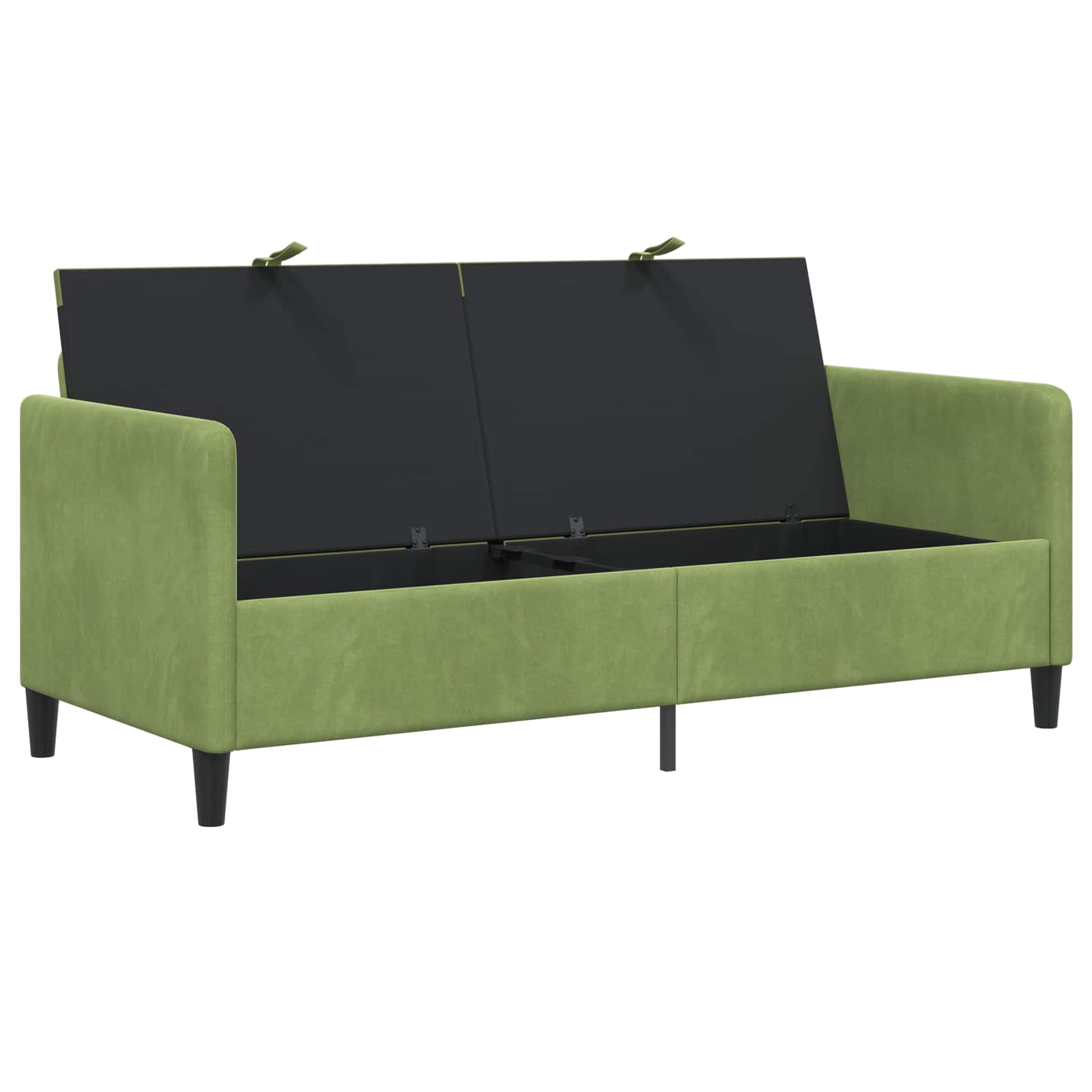 Divano con Storage Verde chiaro 172 x 78 x 87 cm Poliestere | homemem39