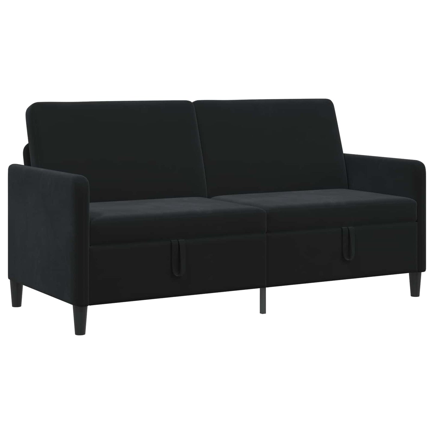 Divano con Storage Nero 172 x 78 x 87 cm Poliestere | homemem39