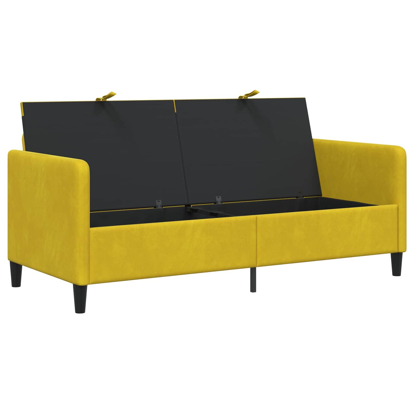 Divano con Storage Giallo 172 x 78 x 87 cm Poliestere | homemem39