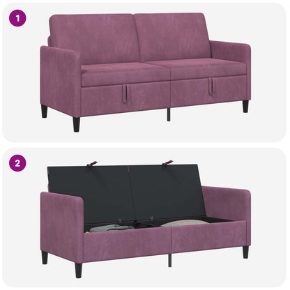 Divano con Storage Viola 172 x 78 x 87 cm Poliestere | homemem39