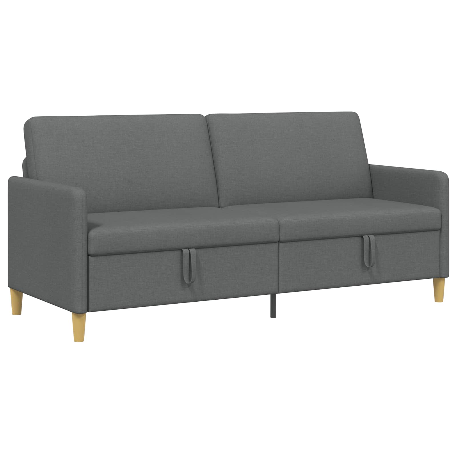 Divano con Storage Grigio Scuro 192 x 78 x 87 cm Poliestere | homemem39
