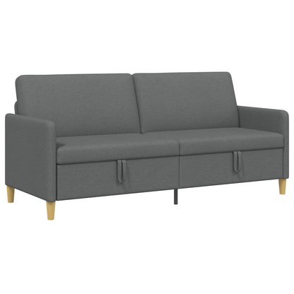 Divano con Storage Grigio Scuro 192 x 78 x 87 cm Poliestere | homemem39