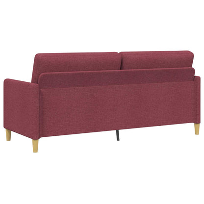 Divano con Storage Rosso Vino 192 x 78 x 87 cm Poliestere | homemem39