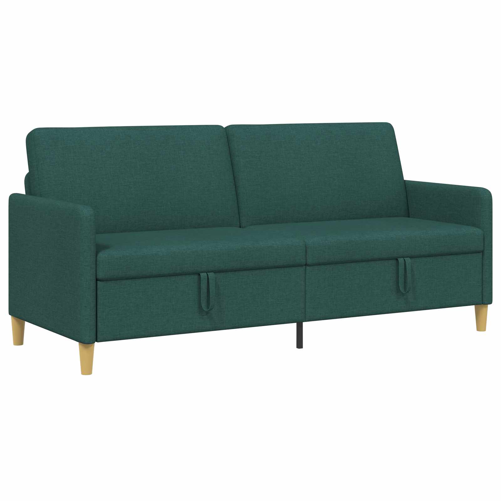 Divano con Storage Verde Scuro 192 x 78 x 87 cm Poliestere | homemem39