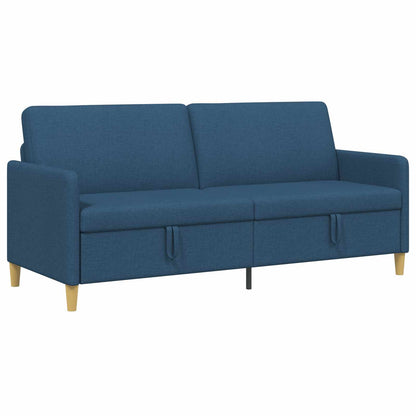 Divano con Storage Blu 192 x 78 x 87 cm Poliestere | homemem39