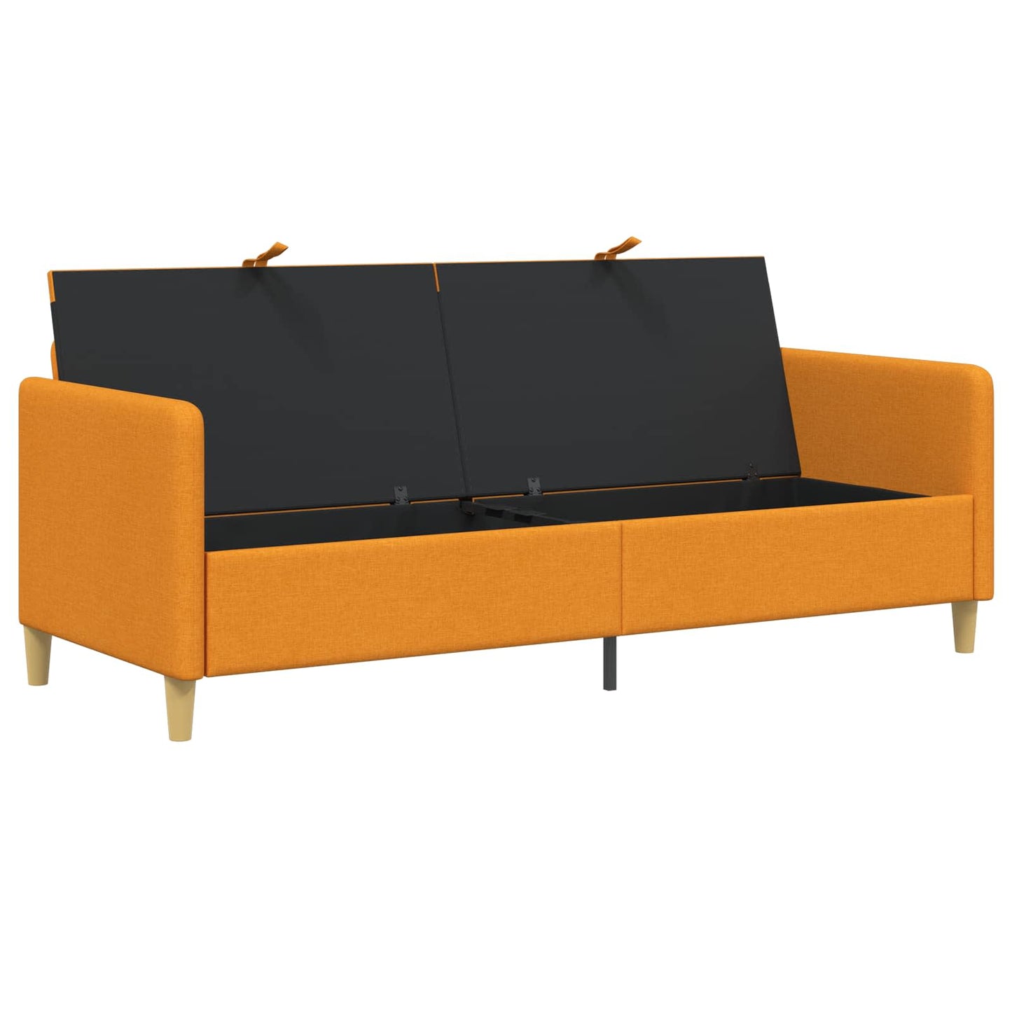 Divano con Storage Giallo Scuro 192 x 78 x 87 cm Poliestere | homemem39