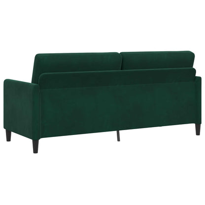 Divano con Storage Verde Scuro 192 x 78 x 87 cm Poliestere | homemem39