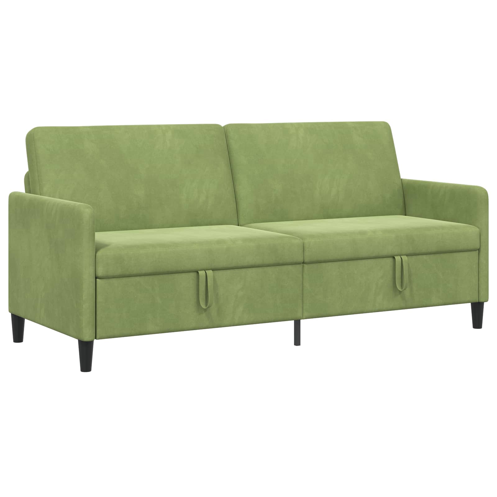 Divano con Storage Verde chiaro 192 x 78 x 87 cm Poliestere | homemem39