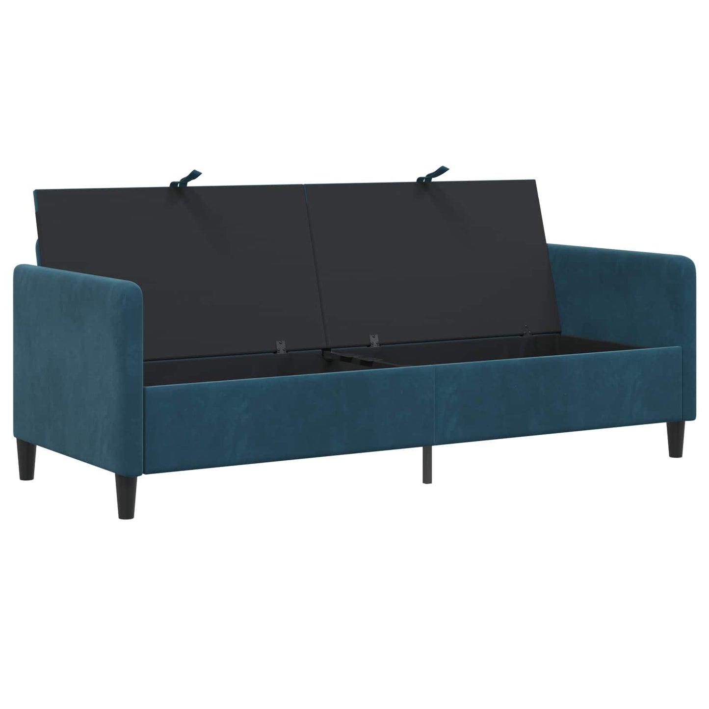 Divano con Storage Blu 192 x 78 x 87 cm Poliestere | homemem39