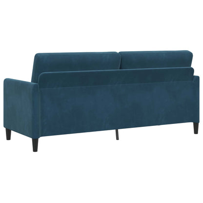 Divano con Storage Blu 192 x 78 x 87 cm Poliestere | homemem39