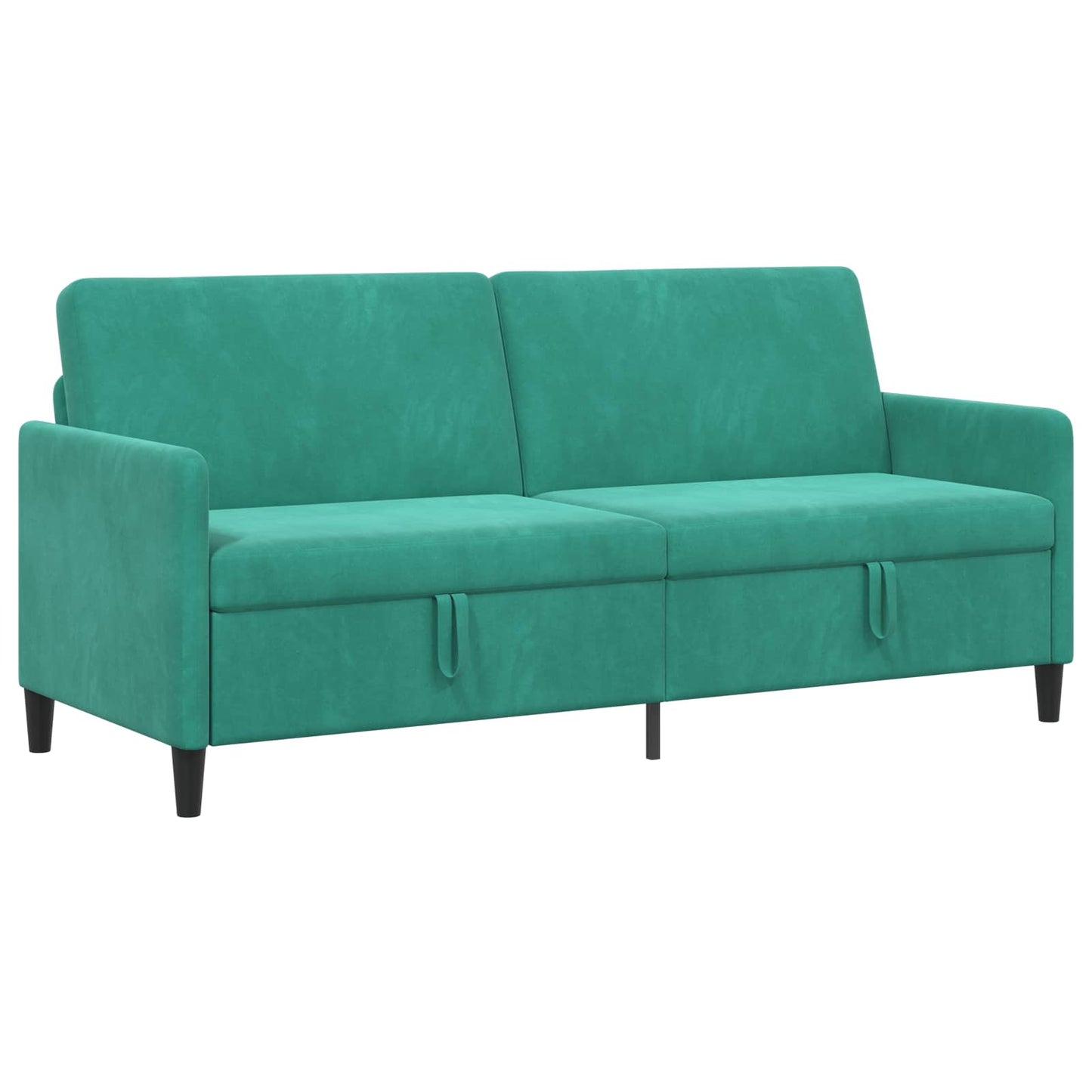 Divano con Storage Turchese 192 x 78 x 87 cm Poliestere | homemem39