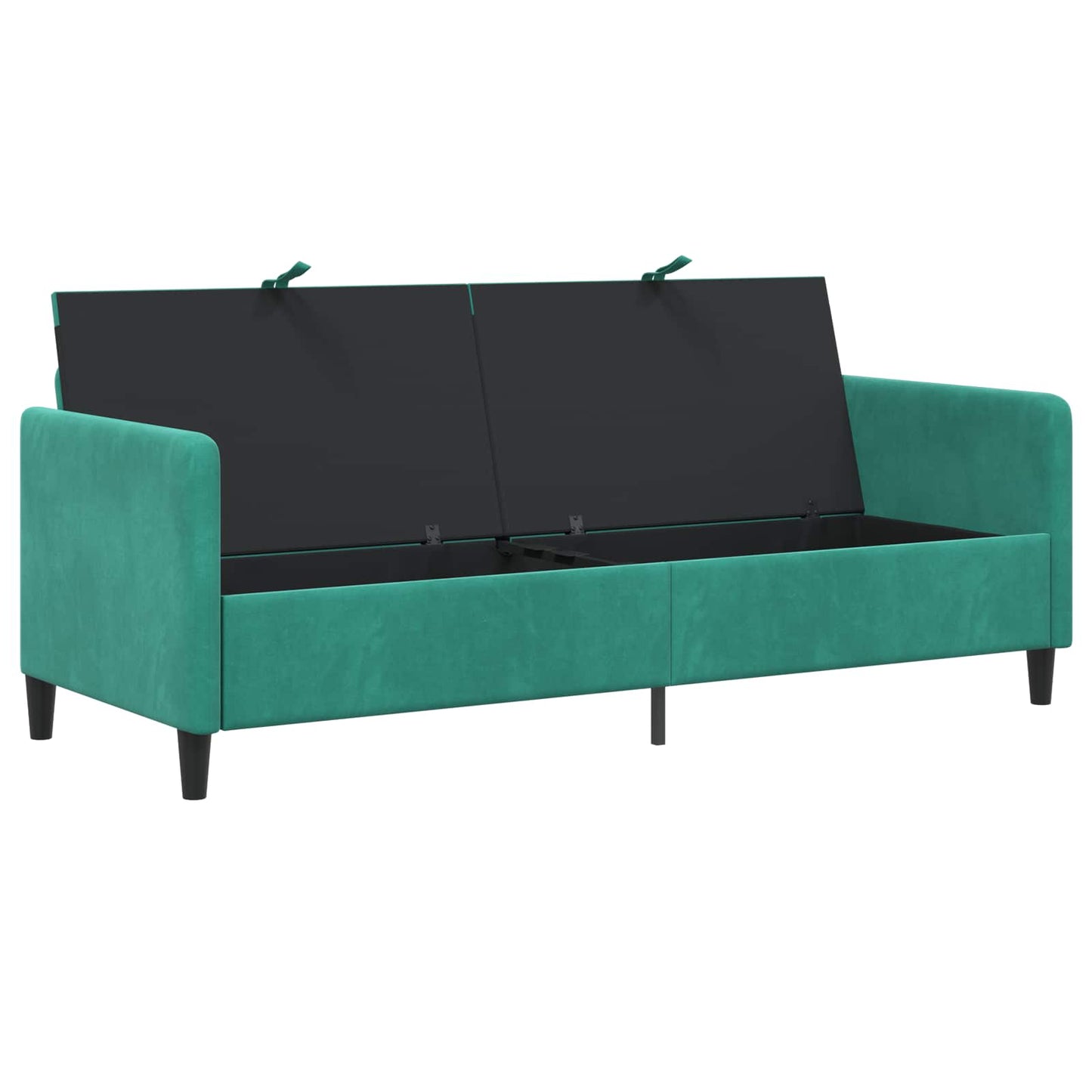 Divano con Storage Turchese 192 x 78 x 87 cm Poliestere | homemem39