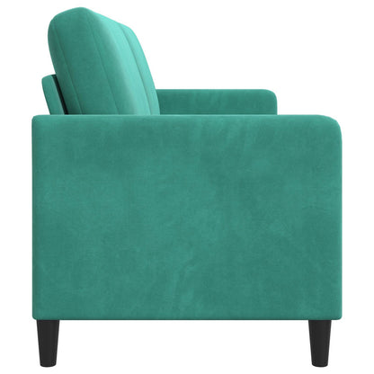 Divano con Storage Turchese 192 x 78 x 87 cm Poliestere