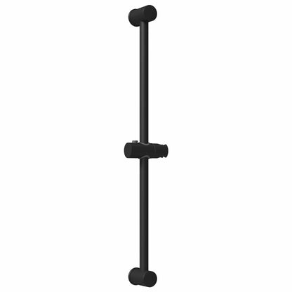 Supporto per Testa di Doccia Nero 71 cm Acciaio Inox | homemem39