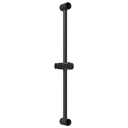 Supporto per Testa di Doccia Nero 71 cm Acciaio Inox | homemem39