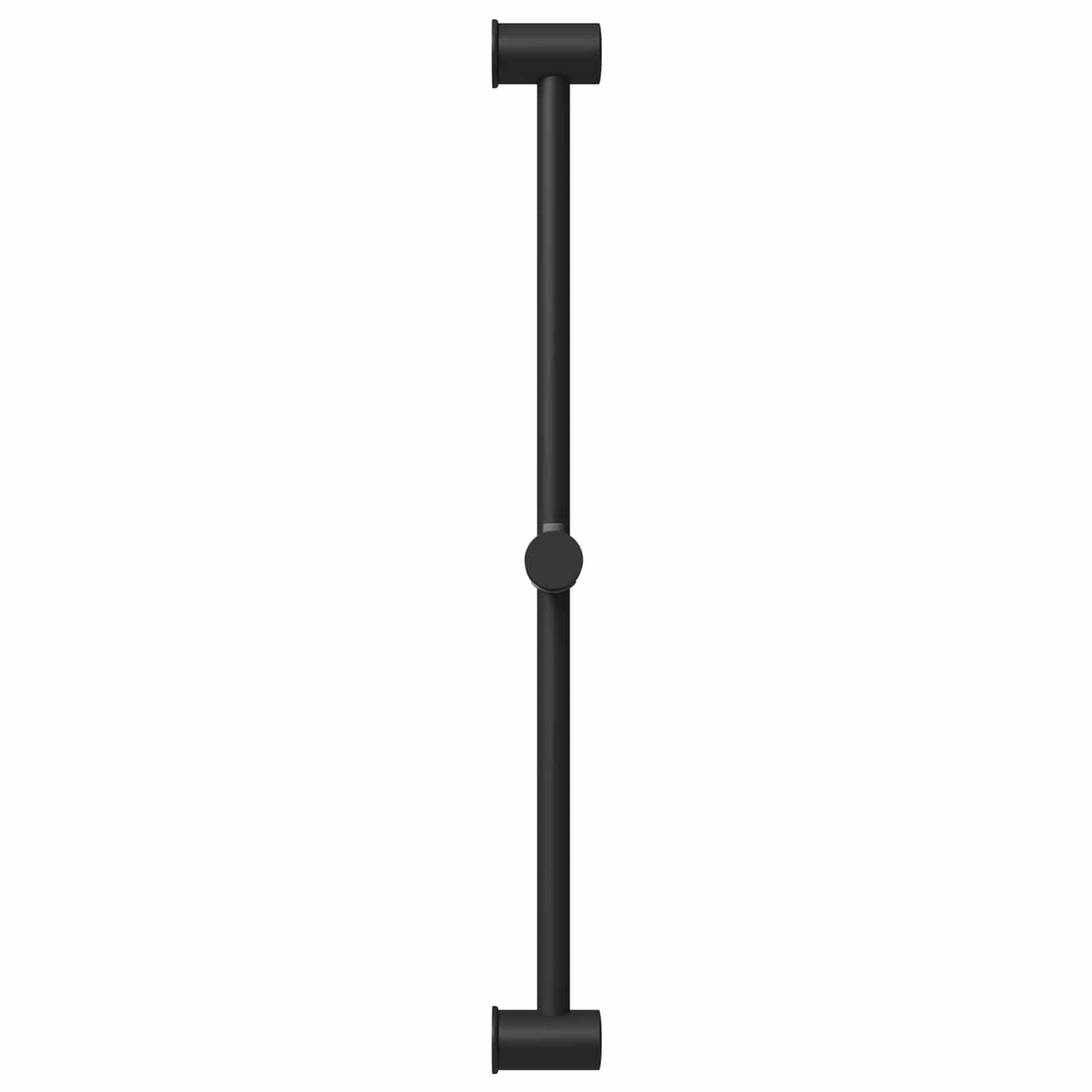 Supporto per Testa di Doccia Nero 71 cm Acciaio Inox | homemem39