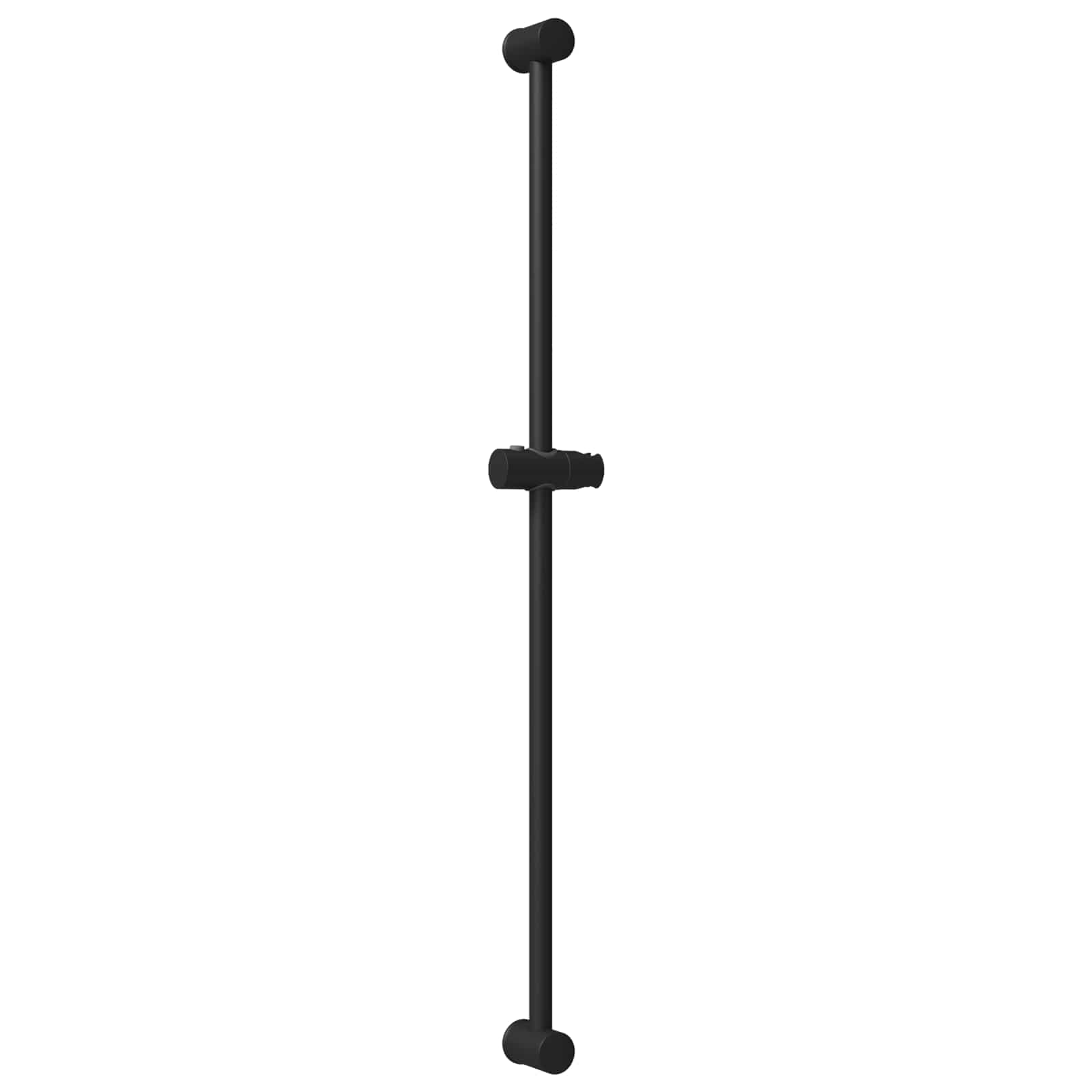 Supporto per Testa di Doccia Nero 101 cm Acciaio Inox | homemem39