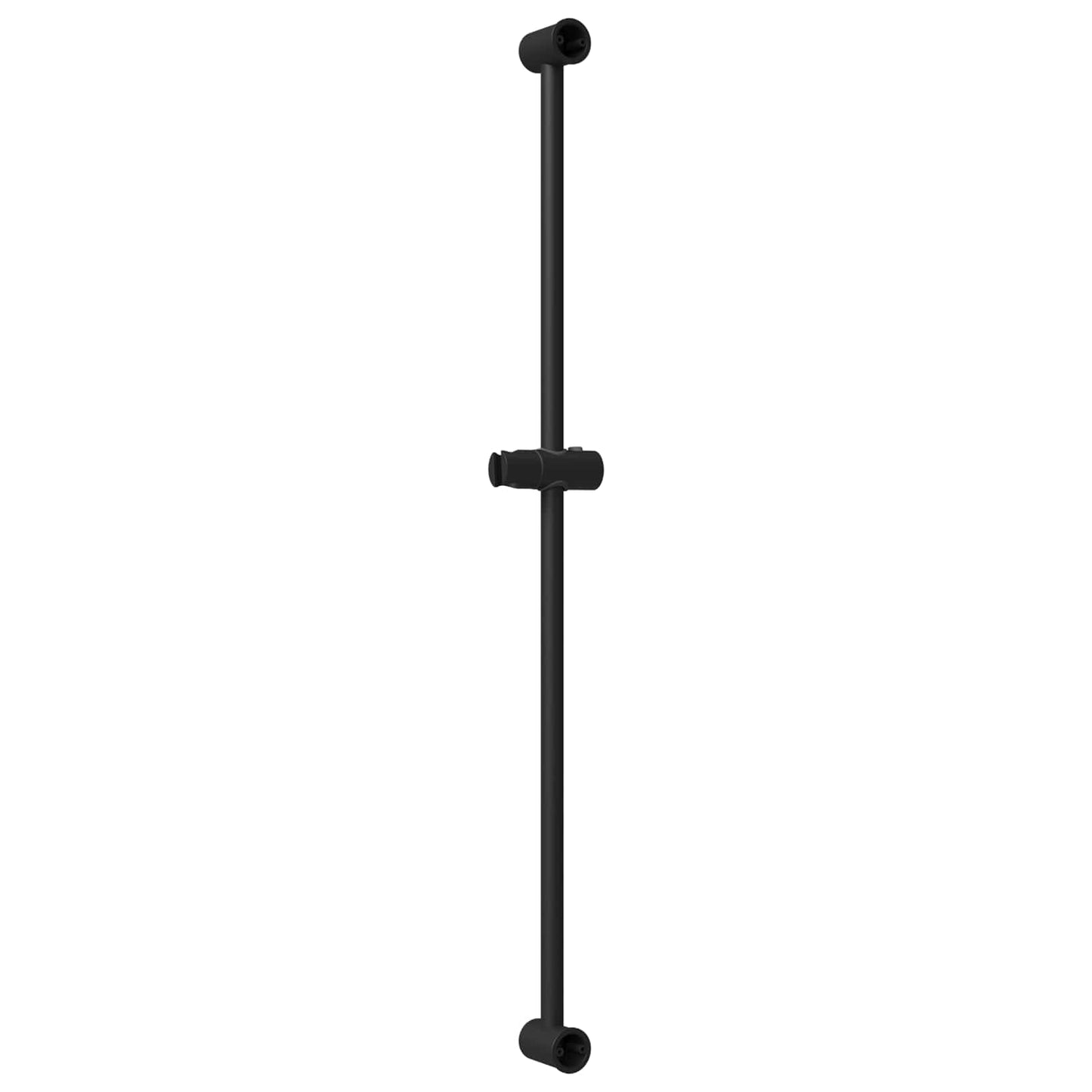 Supporto per Testa di Doccia Nero 101 cm Acciaio Inox | homemem39