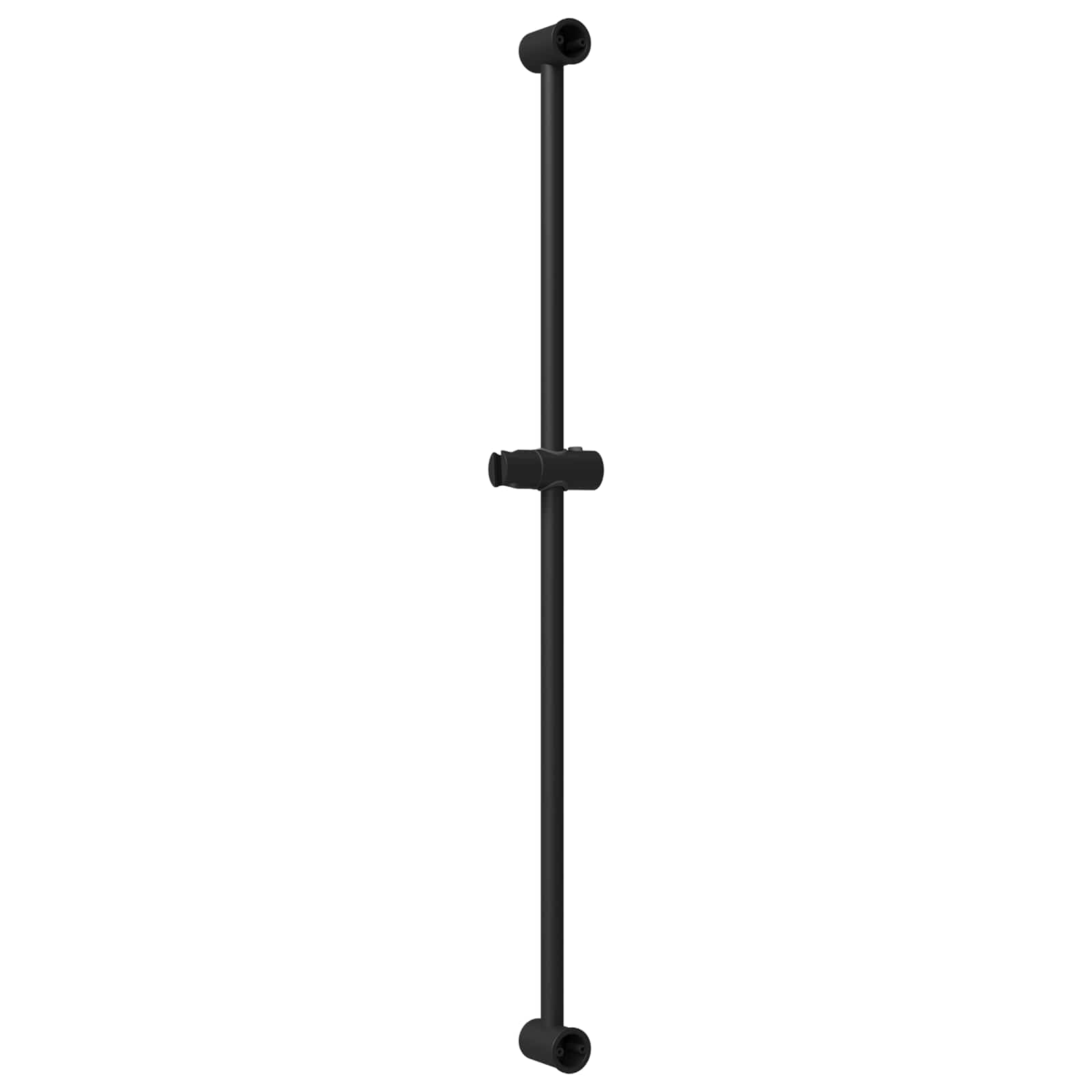 Supporto per Testa di Doccia Nero 101 cm Acciaio Inox | homemem39