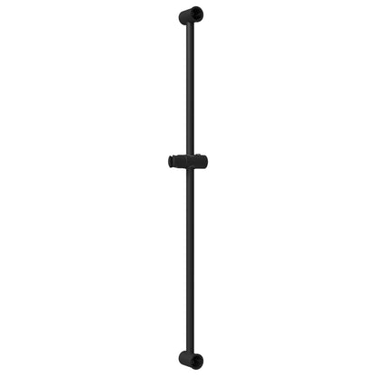 Supporto per Testa di Doccia Nero 101 cm Acciaio Inox | homemem39