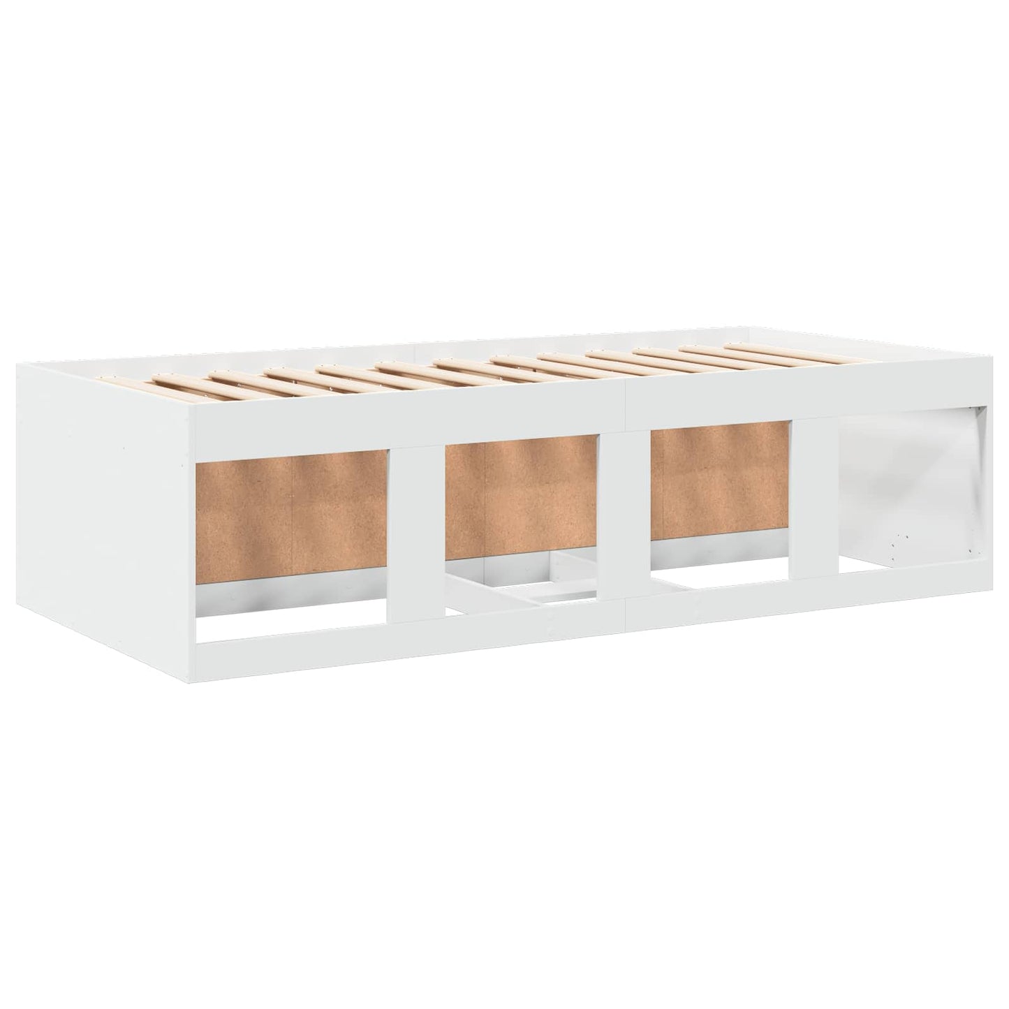 Telaio del letto con storage con cassetto Bianco 80 x 200 cm | homemem39