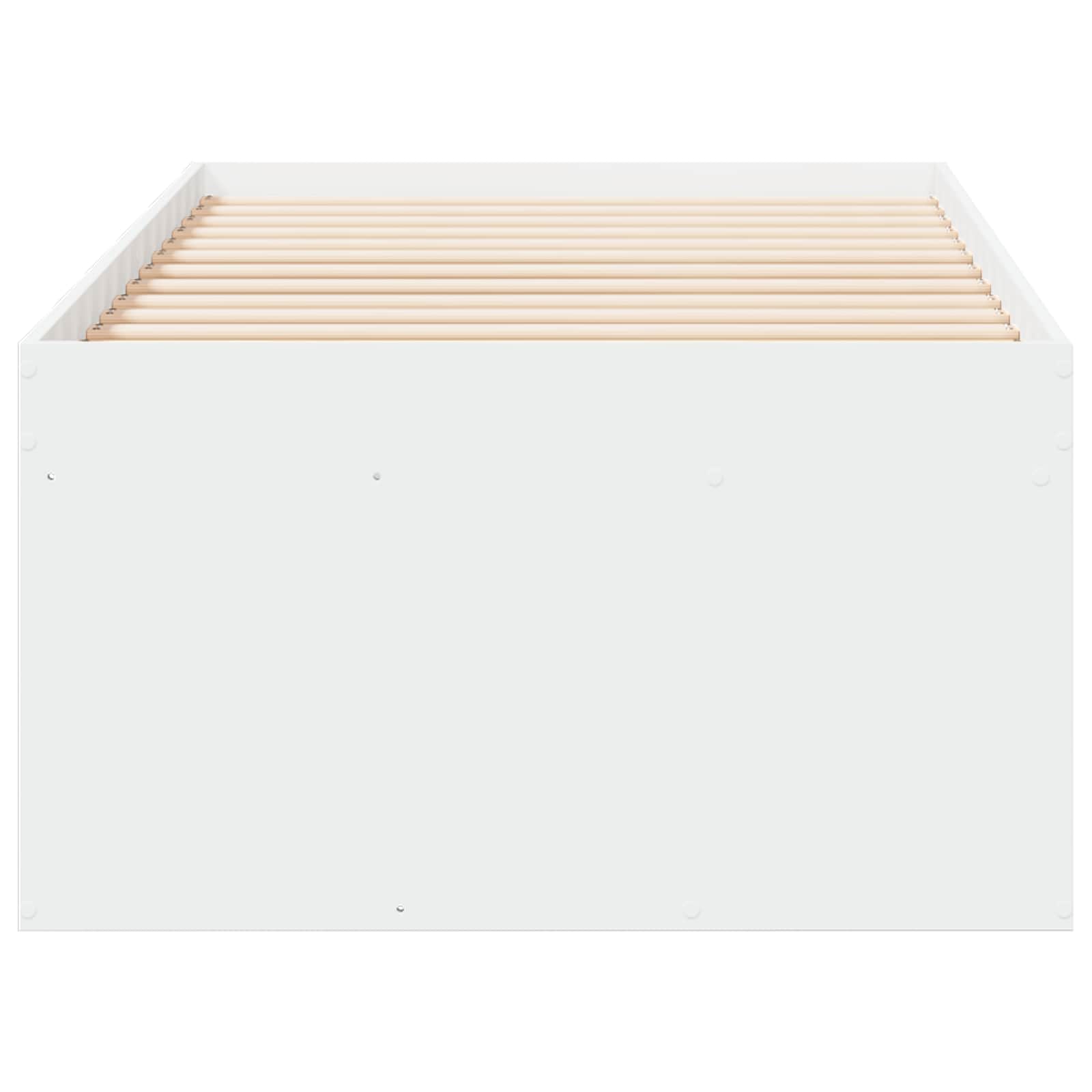 Telaio del letto con storage con cassetto Bianco 80 x 200 cm | homemem39