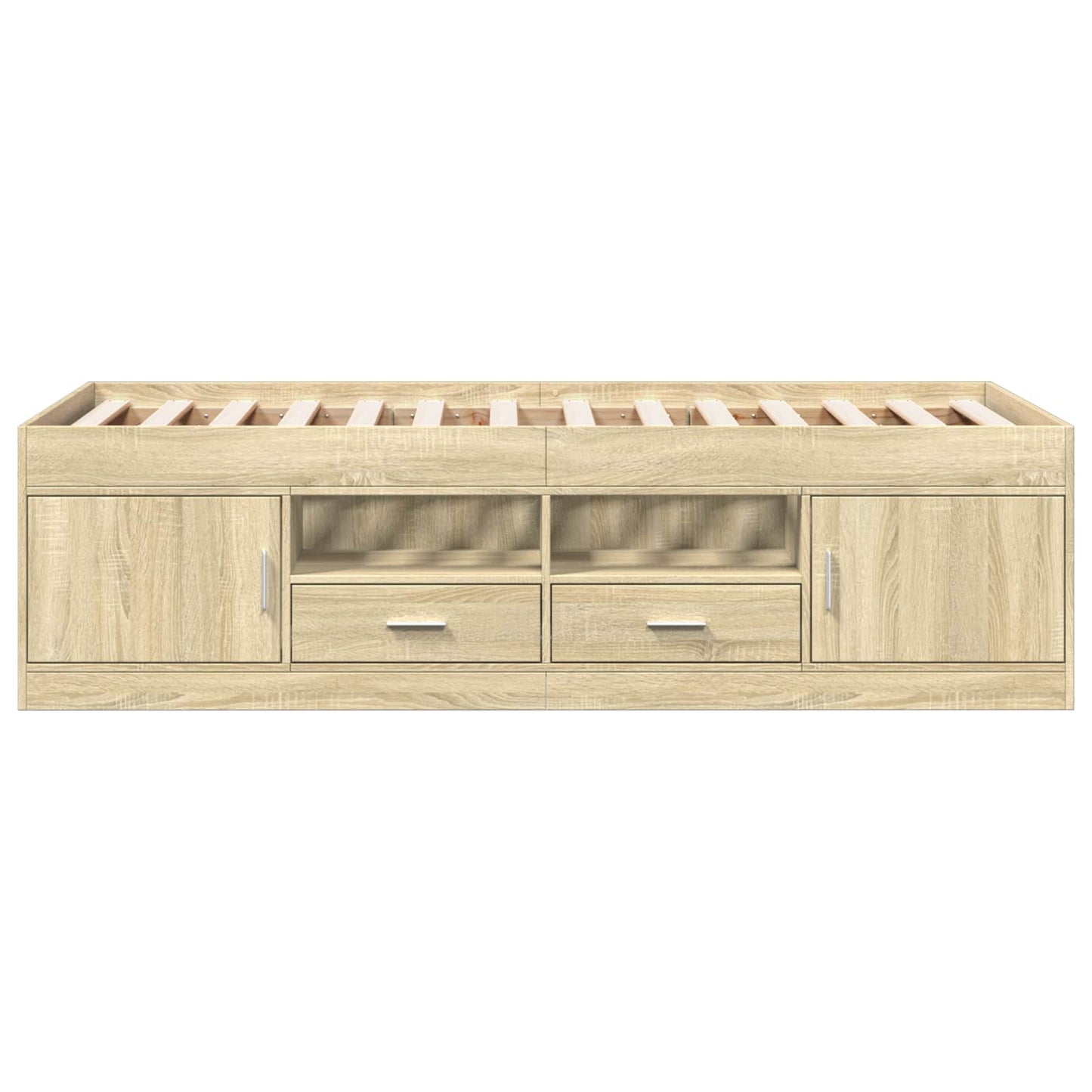 Telaio del letto con storage Rovere Sonoma 80 x 200 cm | homemem39