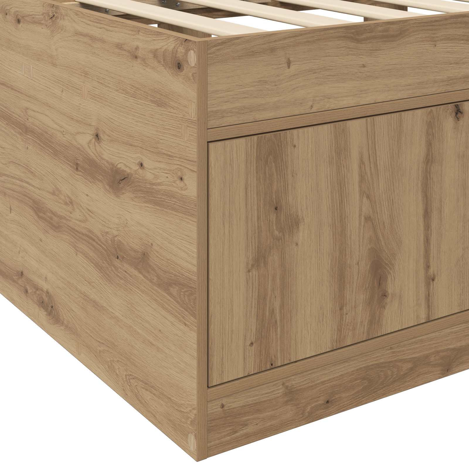 Telaio del letto con storage Rovere Artigianale 80 x 200 cm | homemem39
