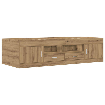 Telaio del letto con storage Rovere Artigianale 80 x 200 cm | homemem39