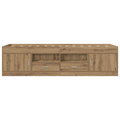 Telaio del letto con storage Rovere Artigianale 80 x 200 cm | homemem39