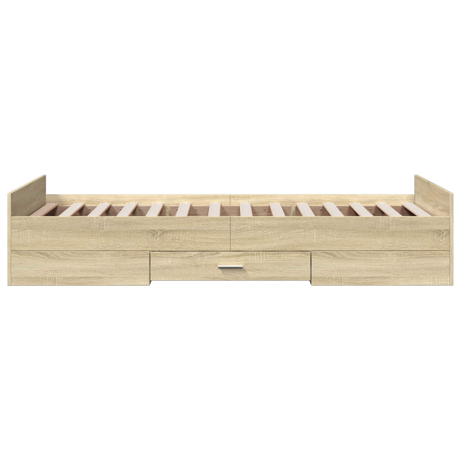 Telaio del letto con storage Rovere Sonoma 80 x 200 cm | homemem39