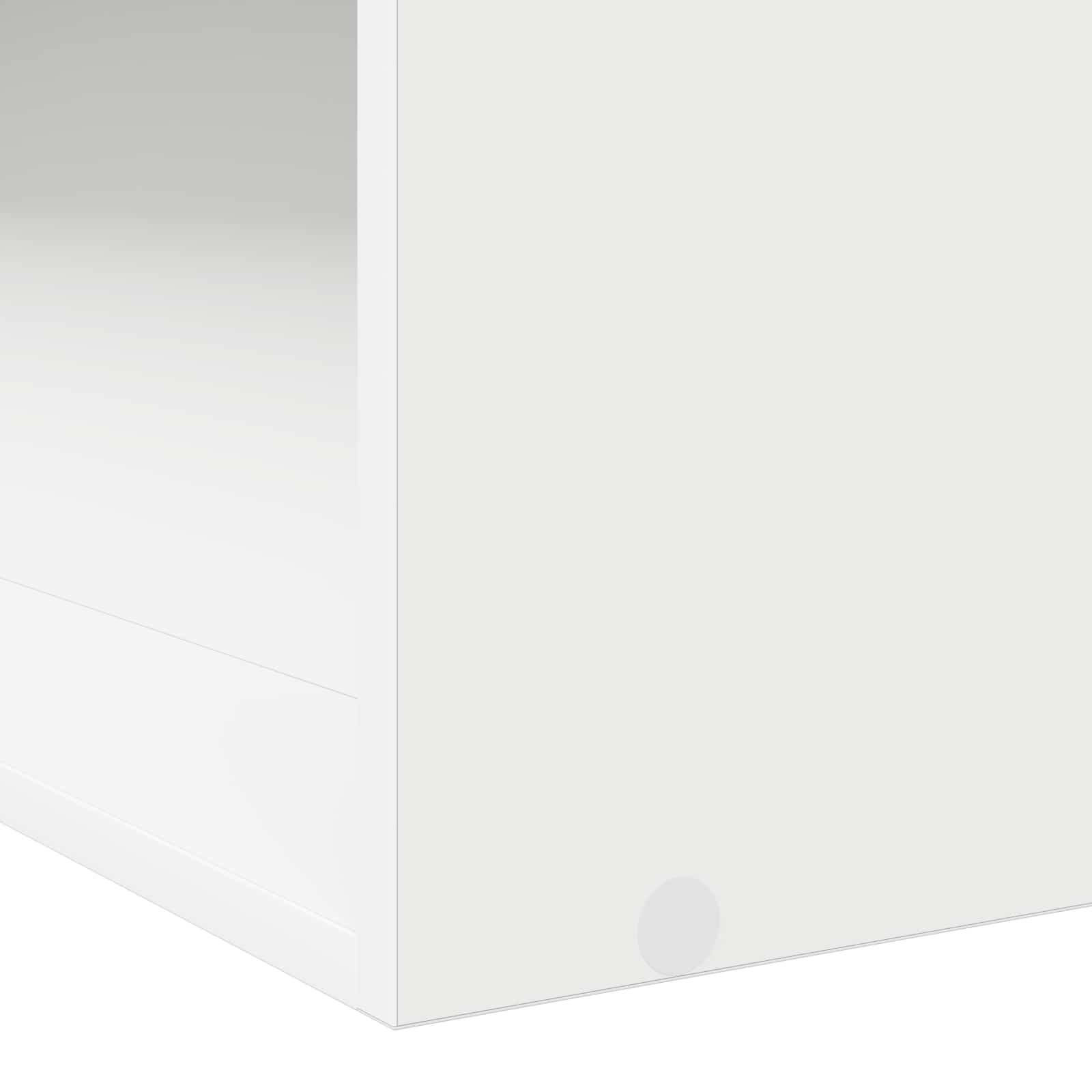 Telaio del letto con storage con lo scaffale Bianco 80 x 200 cm | homemem39