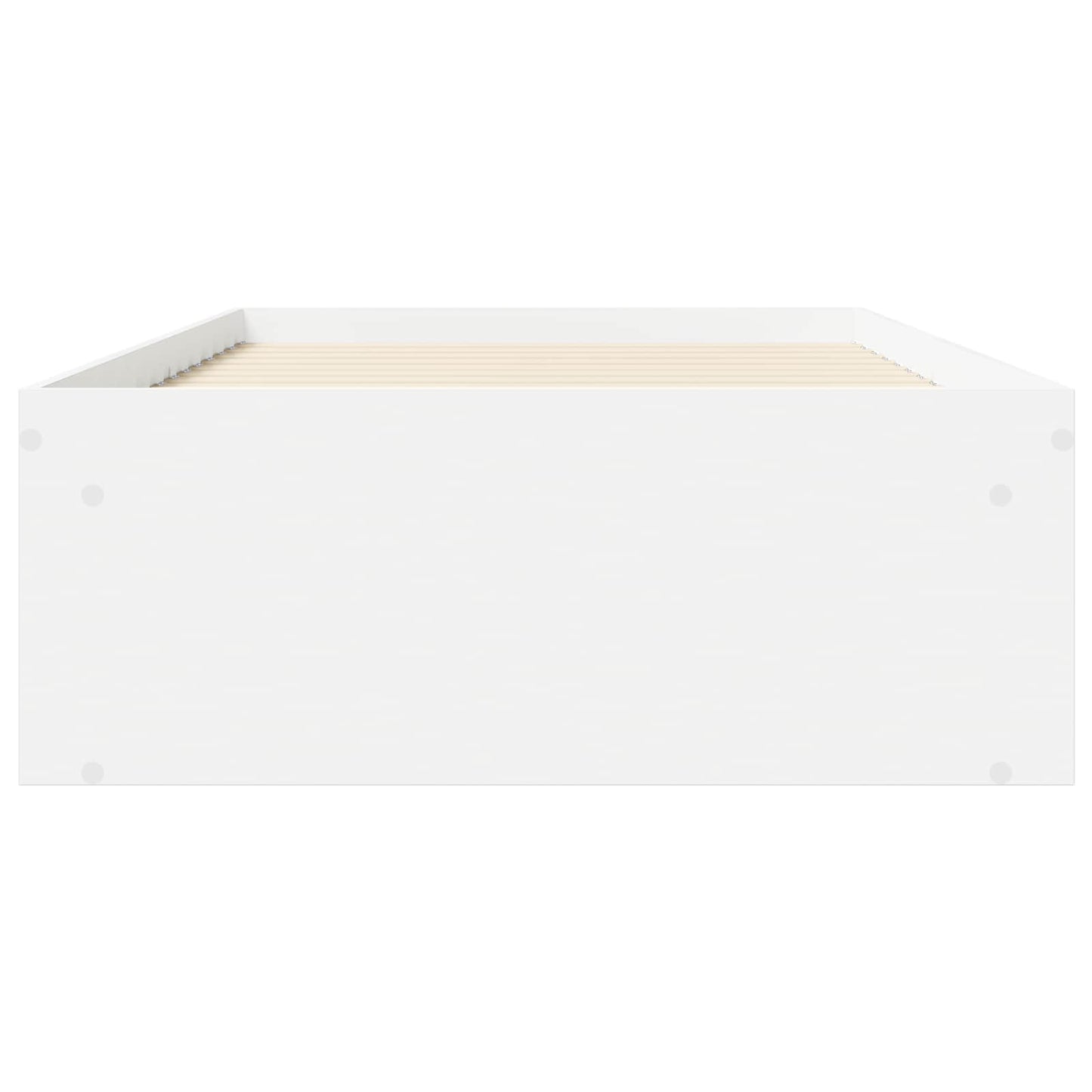 Telaio del letto con storage con lo scaffale Bianco 80 x 200 cm | homemem39