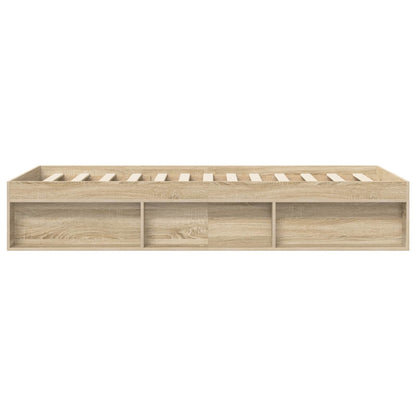 Telaio del letto con storage Rovere Sonoma 80 x 200 cm | homemem39