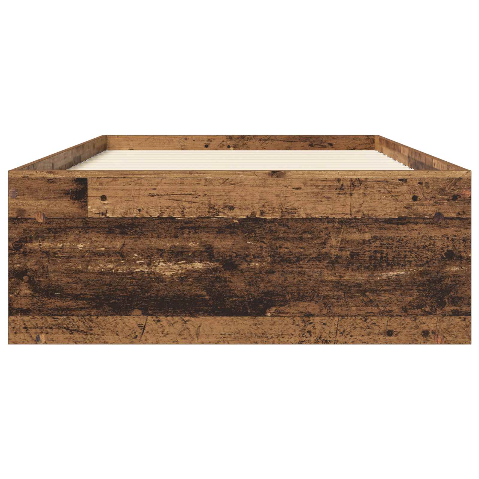 Telaio del letto con storage Legno antico 80 x 200 cm | homemem39